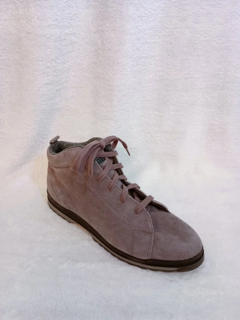 NWOB Vintage BOKS Reebok Gray Suede Ankle Sneakers Boots Women's Size 10 Grey
